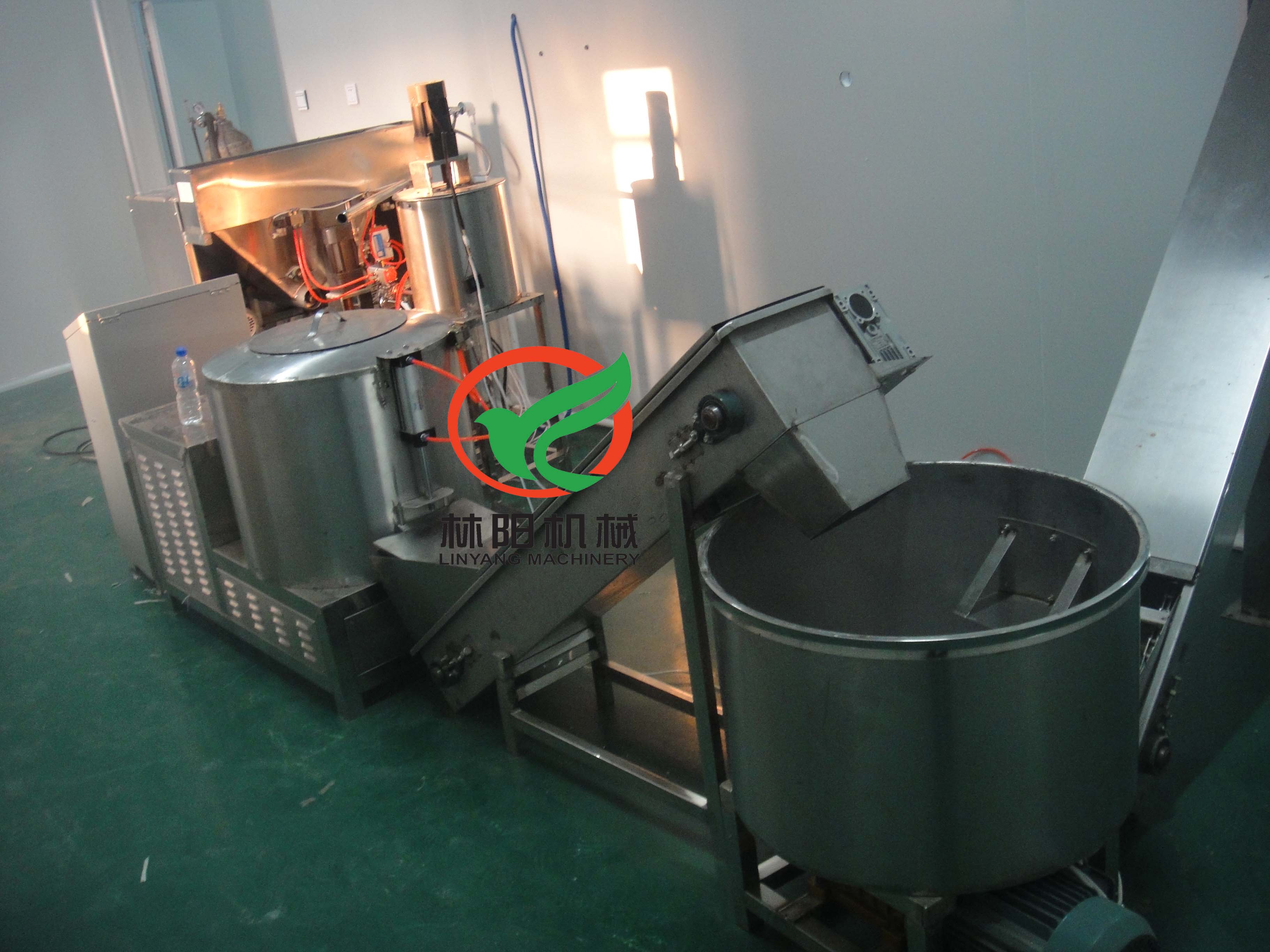 大产量膨化食品锅巴生产线(图2)