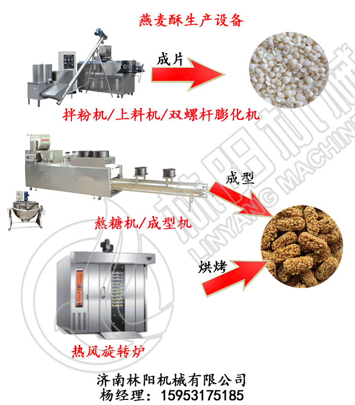 五谷燕麦酥生产设备--济南林阳机械有限公司(图1)